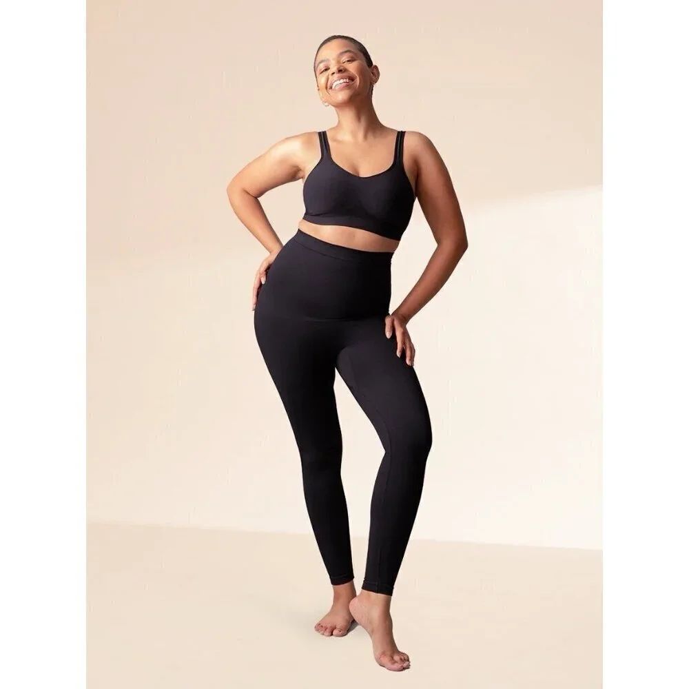 Shapermint Empetua Womens High Waist Shaping Leggings Sz XXL 2XL Black 42075 $60